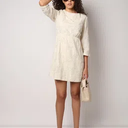 Vero Moda Floral Embroidered Fit & Flare Dress-picture-56