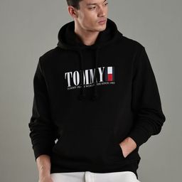 Tommy Hilfiger Men Europe Printed Hooded Pullover Cotton Sweatshirt-picture-38