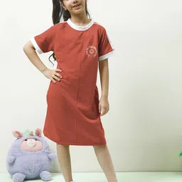 Athena Girl Striped T-shirt Dress-image-64
