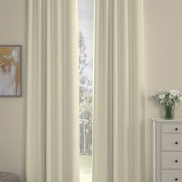 ROSARA HOME Unisex Cream Curtains and Sheers-image-81