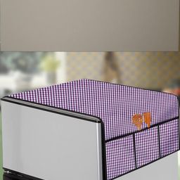 The Furnishing Tree Violet Plastic Refrigerator Cover-image-28