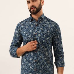 MILLENNIAL MEN Men Comfort Floral Sheer Printed Casual Shirt-image-95