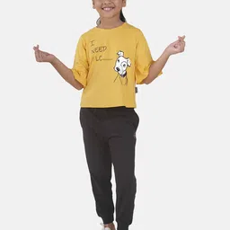 KiddoPanti Girls Printed T-shirt-picture-4