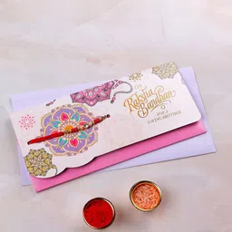 Archies Set Of 3 Thread Rakhis With Mailer & Roli Chawal-16