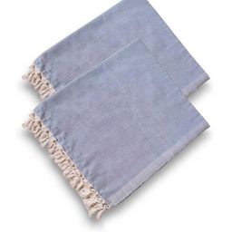 VANISHREE WORLD Blue Checked Cotton Double Bed Blanket-image-27