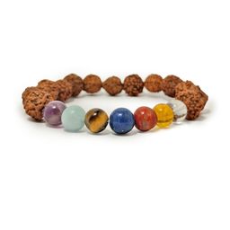Divine souvenirs Unisex Artificial Beaded Elasticated Bracelet-44