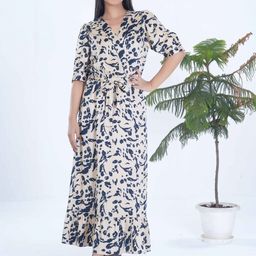 MINGLAY Women Printed Maxi Dress-image-66