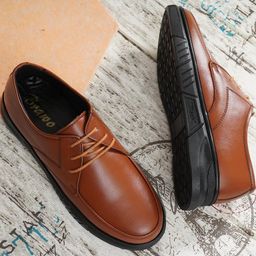 BRAWO Men Lightweight Slip-On Formal Shoes-image-73