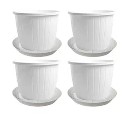 10 Inch Duro Pot for Plants with Saucer Tray-46