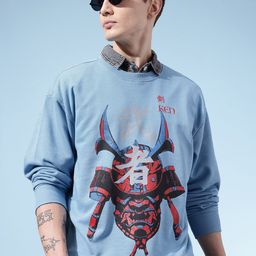 glitchez Anime Print Drop-Shoulder Sleeves Relaxed Fit Pullover-picture-3