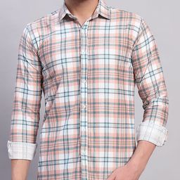 YOUTH FIRST Men Premium Tartan Checks Opaque Checked Casual Shirt-image-88