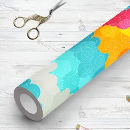 ArtzFolio Printed UV-Resistant Anti-Bacterial Color CirclePeel & Stick Wallpaper image 4