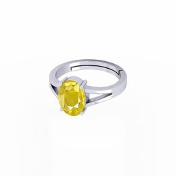 Barmunda gems Men Yellow Sapphire Finger Ring-image-55