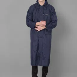 Dollar Rainguard Full Sleeve Long Raincoat With Adjustable Hood & Pocket-35