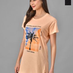 Christy World Women Pack of 2 Printed Short Sleeves Regular Fit T-shirt-image-99