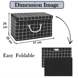 Kuber Industries Black Set of 1 Reusable Drawer Organiser Organisers image 3