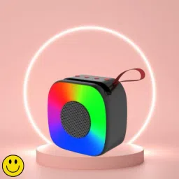 GUGGU Sonic (PORTABLE BLUETOOTH DESKTOP SPEAKER)Crystal Clear Sound With RGB LightT272 10 W Bluetooth Laptop/Desktop Speaker-image-0