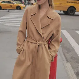MANGO Belted Longline Wrap Coat-image-61
