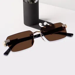 DressBerry Women Rectangle Sunglasses with UV Protected Lens-33