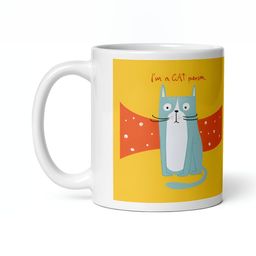 Mr UVD White & Yellow Printed Ceramic Matte Mugs Set of Cups and Mugs-image-71