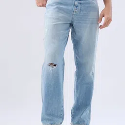 SPYKAR Men Relaxed Fit Low-Rise Fade Stretchable Jeans-picture-41