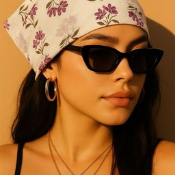 HOUSE OF PEHNAVA Women Printed Cotton Scarf-image-57
