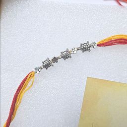 Maansh Artificial Beaded Thread Rakhi With Roli Chawal-image-67