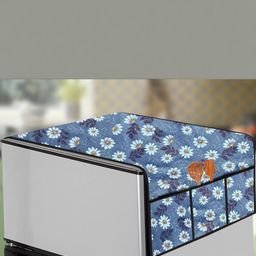 The Furnishing Tree Grey Plastic Refrigerator Cover-image-64
