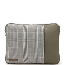Thomas Scott Men Checked PU Laptop Sleeve-42