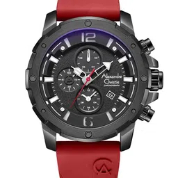 Alexandre Christie Men Dial & Straps Analogue Watch 6410MCRIPBARE-image-24