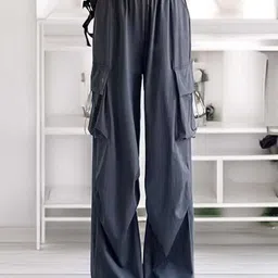 StyleCast Women High-Rise Relaxed Fit Trousers-picture-37