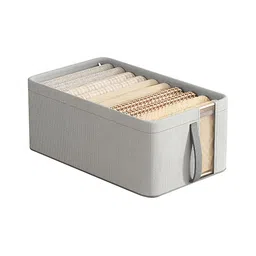 HOUSE OF QUIRK Grey Set of 3 Regular Multi-Utility Organisers image 2
