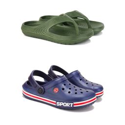 DRACKFOOT Men Set Of 2 Clogs & Thong Flip-Flops-picture-23