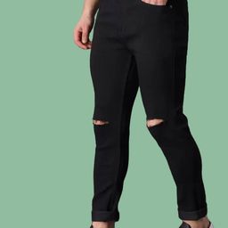 COMFITS Men Classic Slash Knee Stretchable Jeans-image-88