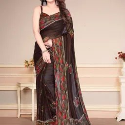 SUPERLAXMI Striped Leheriya Saree-55