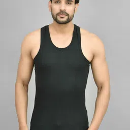 UNDERLOOP Pack Of 2 Cotton Parker Vests romeo2Black80-image-50