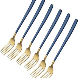 Stainless Steel Dinner Forks Table Forks Set Long Handle Forks for Buffet Forks Stainless Steel Serving Fork Set-image-93