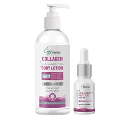 CGG Cosmetics Collagen Serum In Body Lotion 200ml & 1% Collagen Peptide Serum 10ml-18