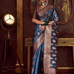 Dori Woven Design Zari Banarasi Saree-image-122