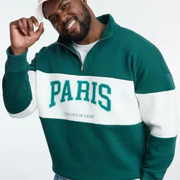 Trendyol Men Colourblocked Sweatshirt-picture-22