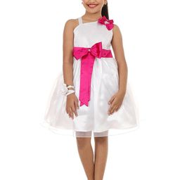Shahina Fashion Girls Satin Party Dress-image-24