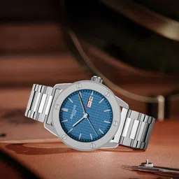 Precious Duke Men Dial & Stainless Steel Straps Analogue Watch PD_907512507500-Silver-Blue-picture-36