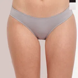 La Intimo Women Pack Of 3 Low-Rise Bikini Briefs-image-74