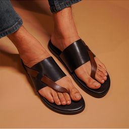 dmodot Men Printed Leather Slip-On Sneakers-image-76