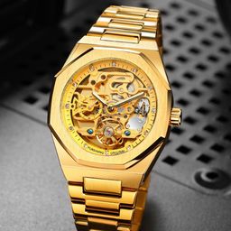 FORSINING Men Dial & Stainless Steel Straps Analogue Watch FSG8202M4G2-image-97