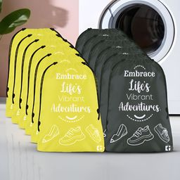 Aura Yellow Set of 6 Water Resistant Multi-Utility Organisers-125
