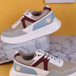 Mochi Men Colourblocked Lace-Ups Sneakers-71