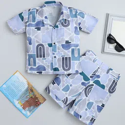 BAESD Boys Printed Shirt with Shorts-35