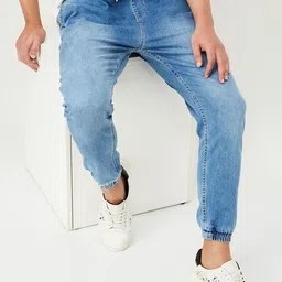 max Men Solid Cotton Regular Fit  Trousers-image-98