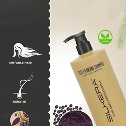 SILKERA Deep Cleansing Shampoo With Acai Fruit Extract - 1 L image 4